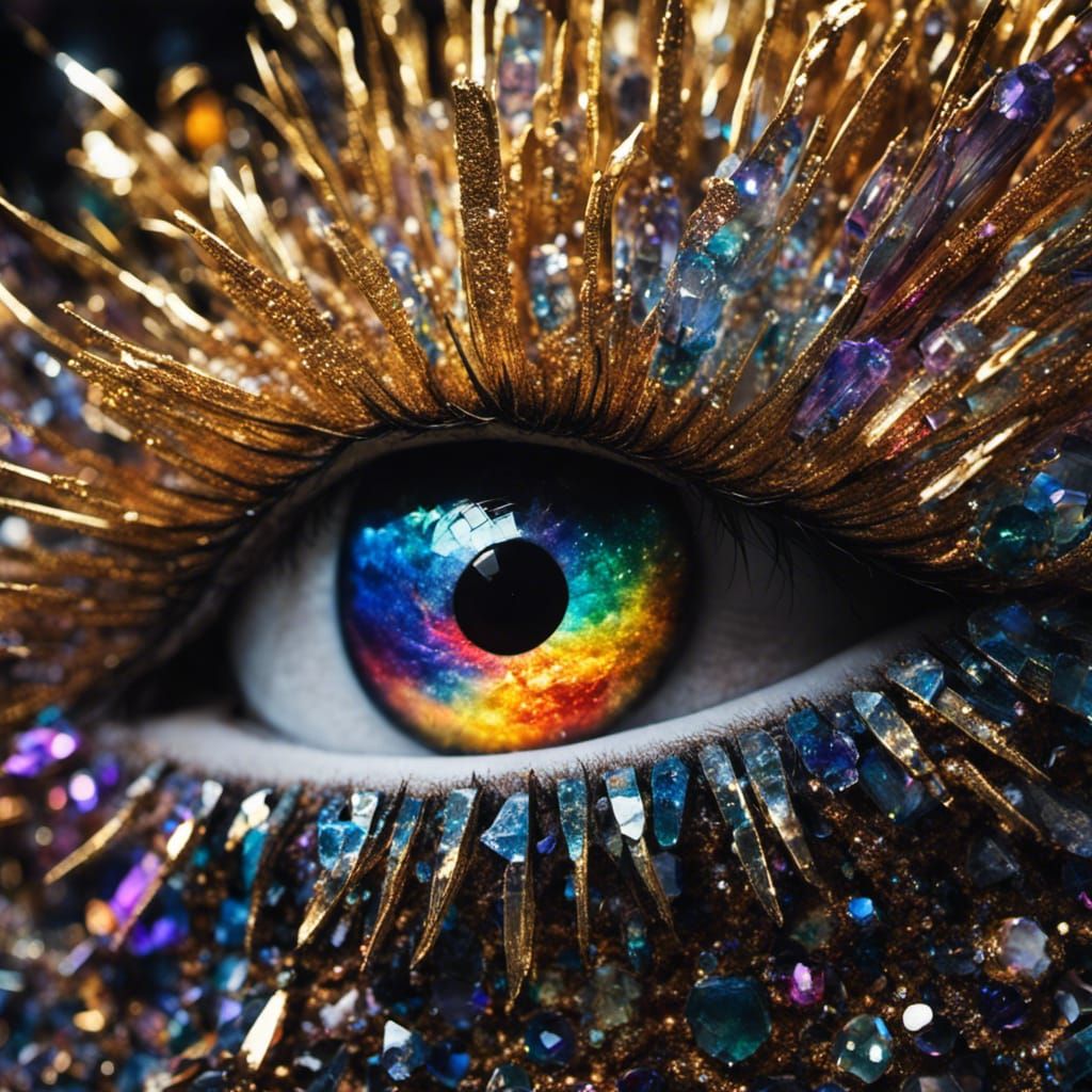 Crystal Eye Galaxy in Macro Detail