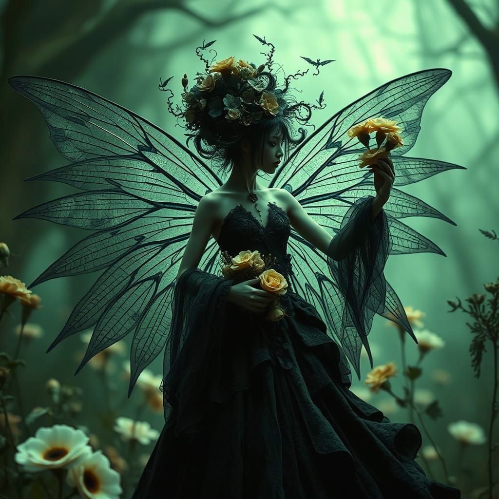 Bewitching Fairy in Avant-Garde Style