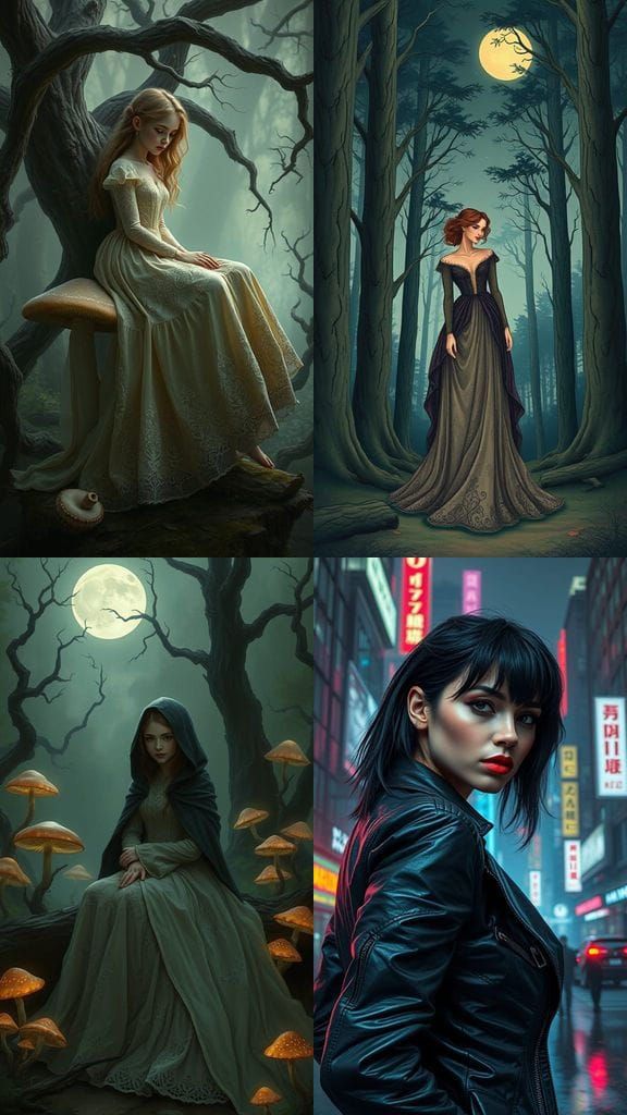 Two Friends Laughing in a City at Night