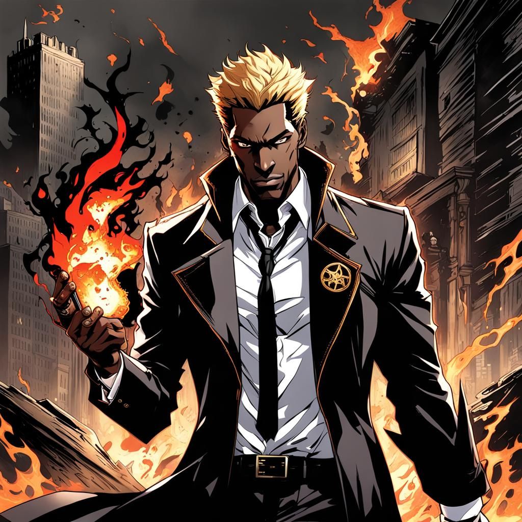 John Constantine in Hellfire, Anime Style