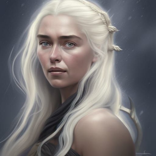 Detailed Portrait of Daenerys Targaryen