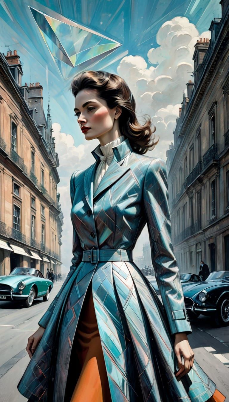 Norman Cornish Dreamscape in Rococo Style