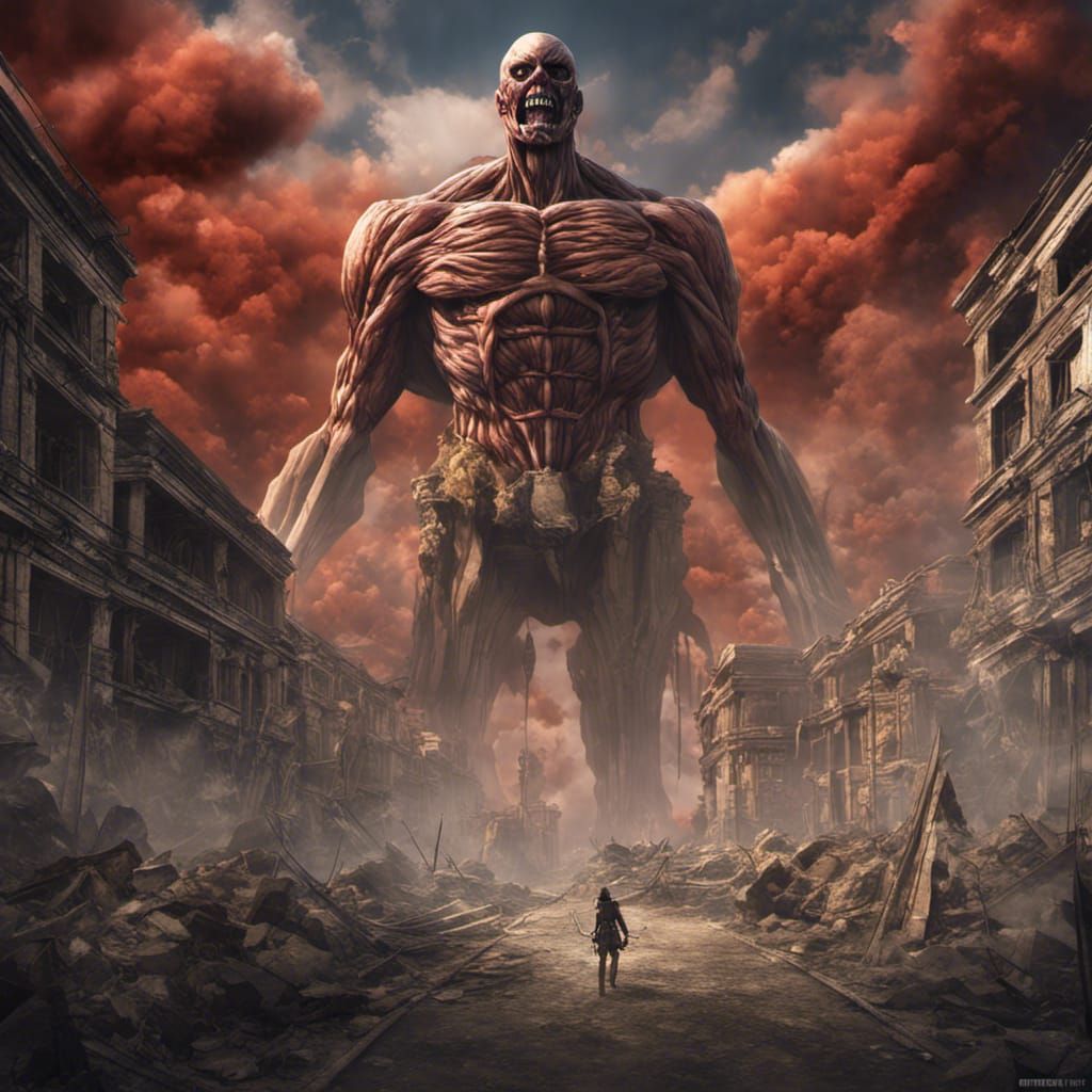 Attack on Titan Matte Painting in Unreal Engine 5