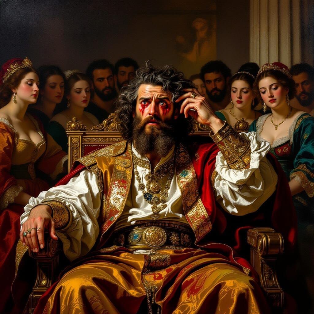 Solomon's Frustration: A Baroque Depiction of Overwhelm