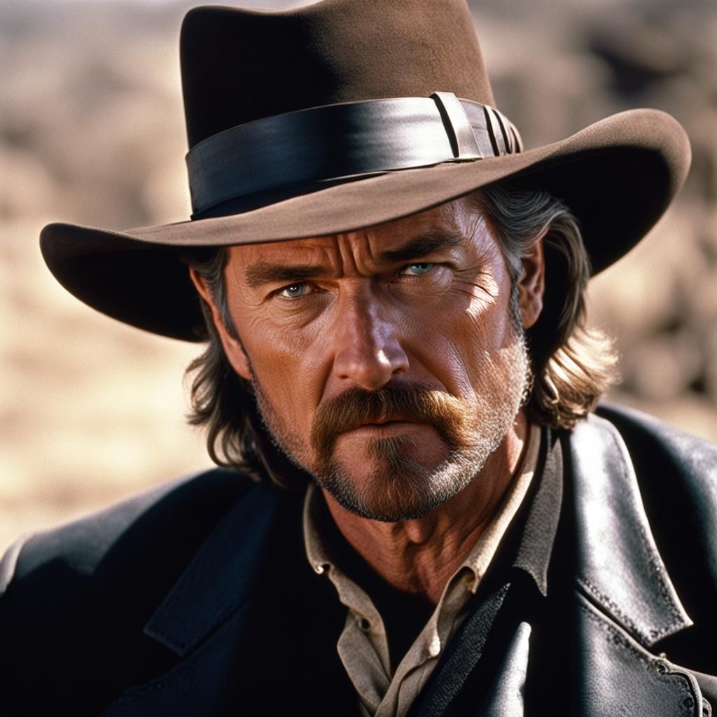 Kurt Russell as Wyatt Earp Portrait