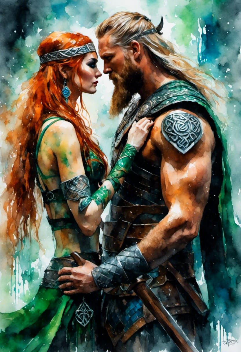 Celtic Goddess and Norse God Romance Fantasy