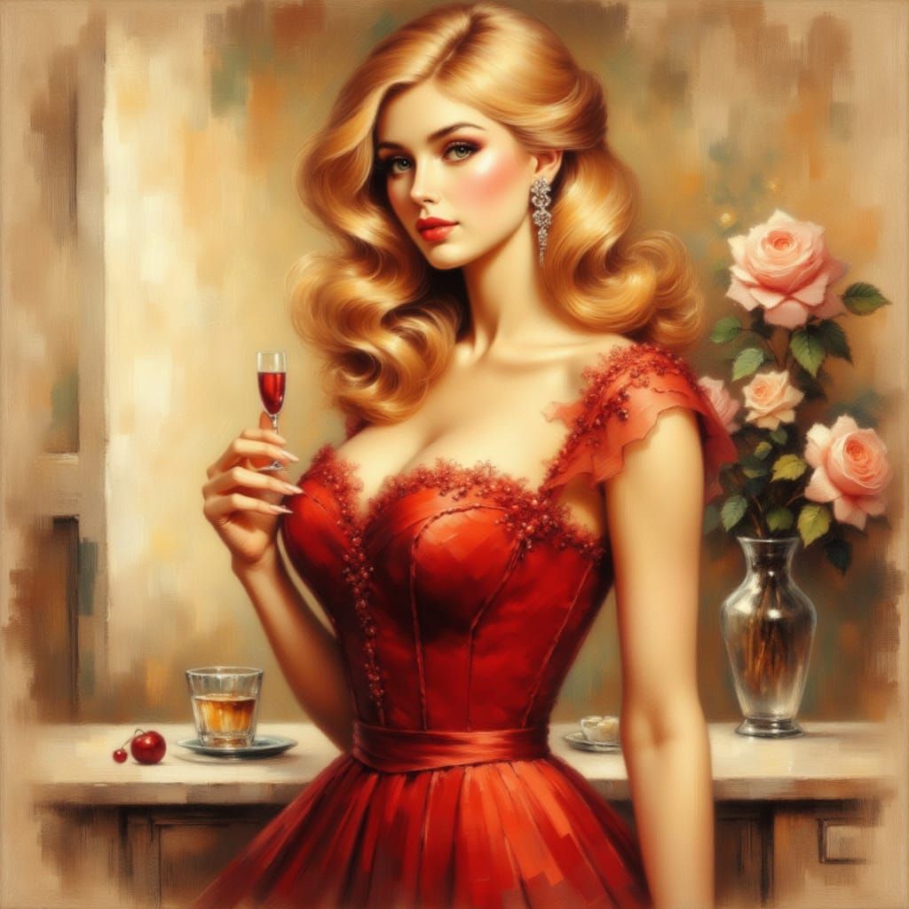 <lora:Ethereal Impressions:1.0> <lora:Elegant Portrait:1.0> Atmospheria
STYLE: "A fusion of Alphonse Mucha+John William ...