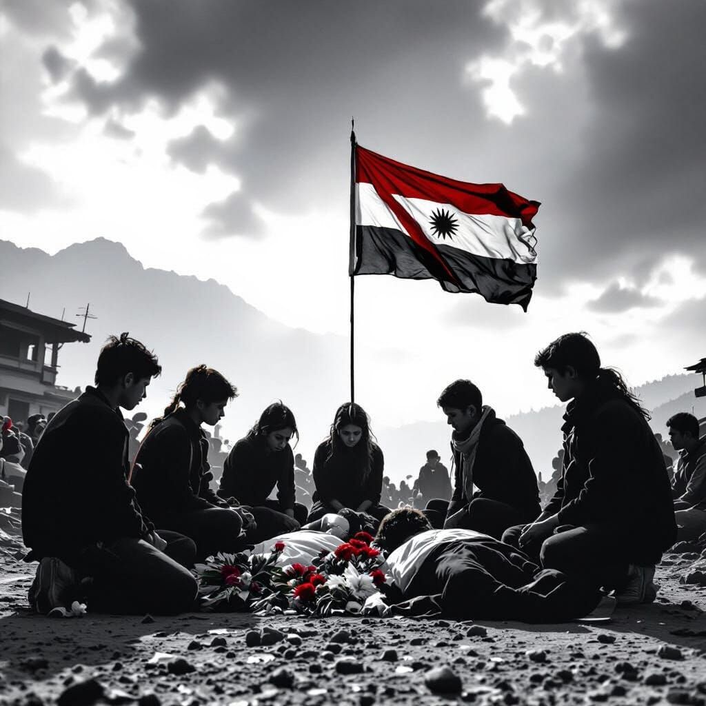 Nepal Youth Protest: Mourning & Resilience in Black and Whit...