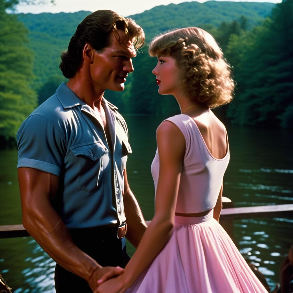 Cinematic Film Still of Dance Scene