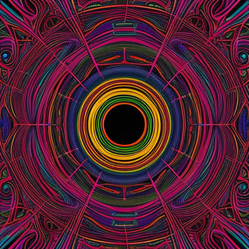 Surreal Spaghetti Dances in a Whirling Kaleidoscope