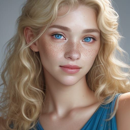 Sultry Woman in Soft Focus, Warm Studio Lighting