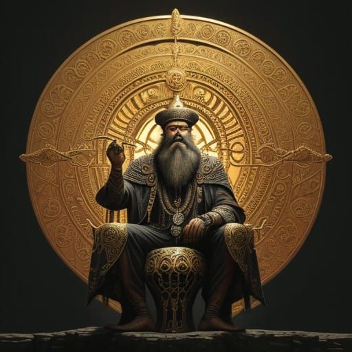 Regal Omnifool on Ornate Omnistool in Golden Light