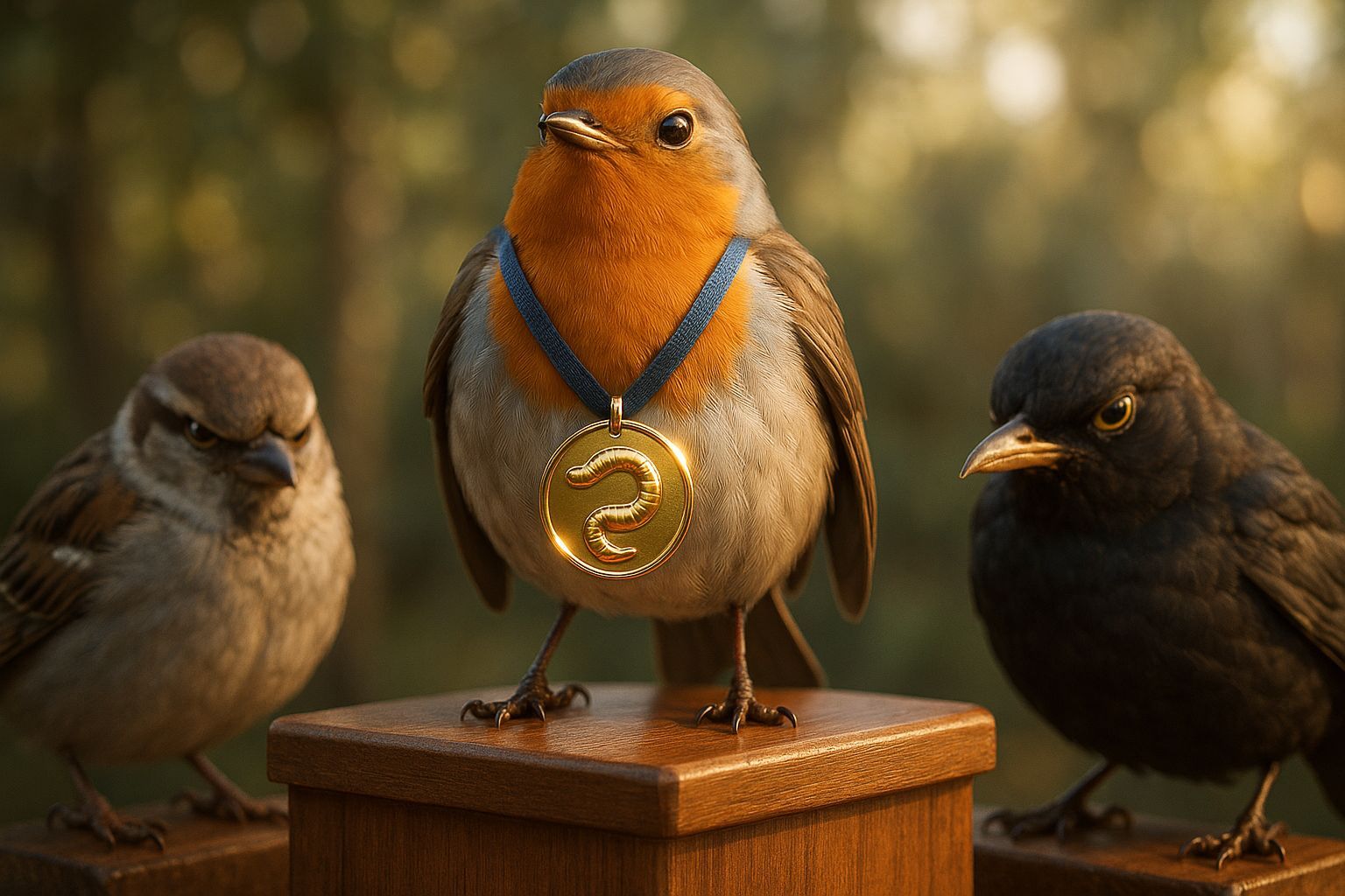 Robin Wins Worm-Hunting Contest in Unreal Engine 5