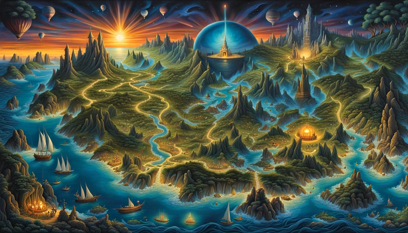 Map of secret land