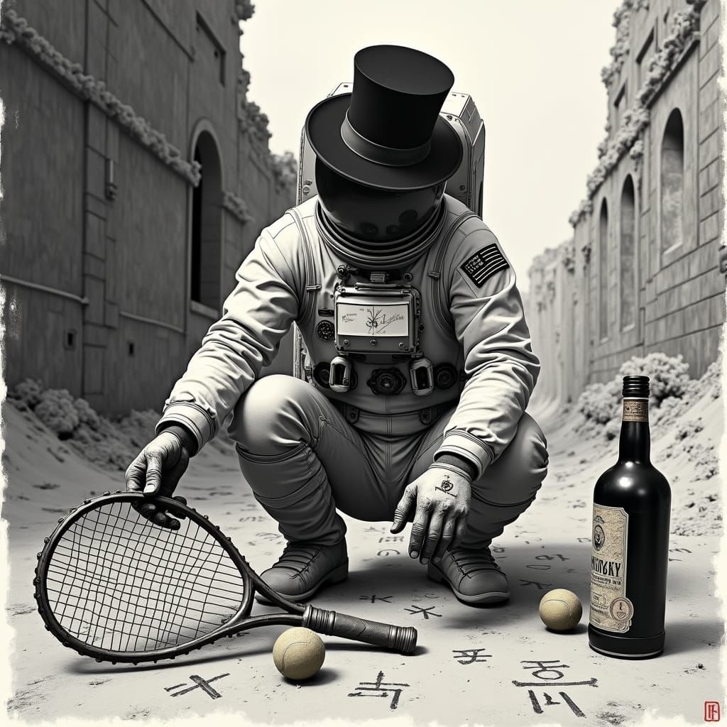 Astronaut and Puss in Boots Discover Ancient Ruins