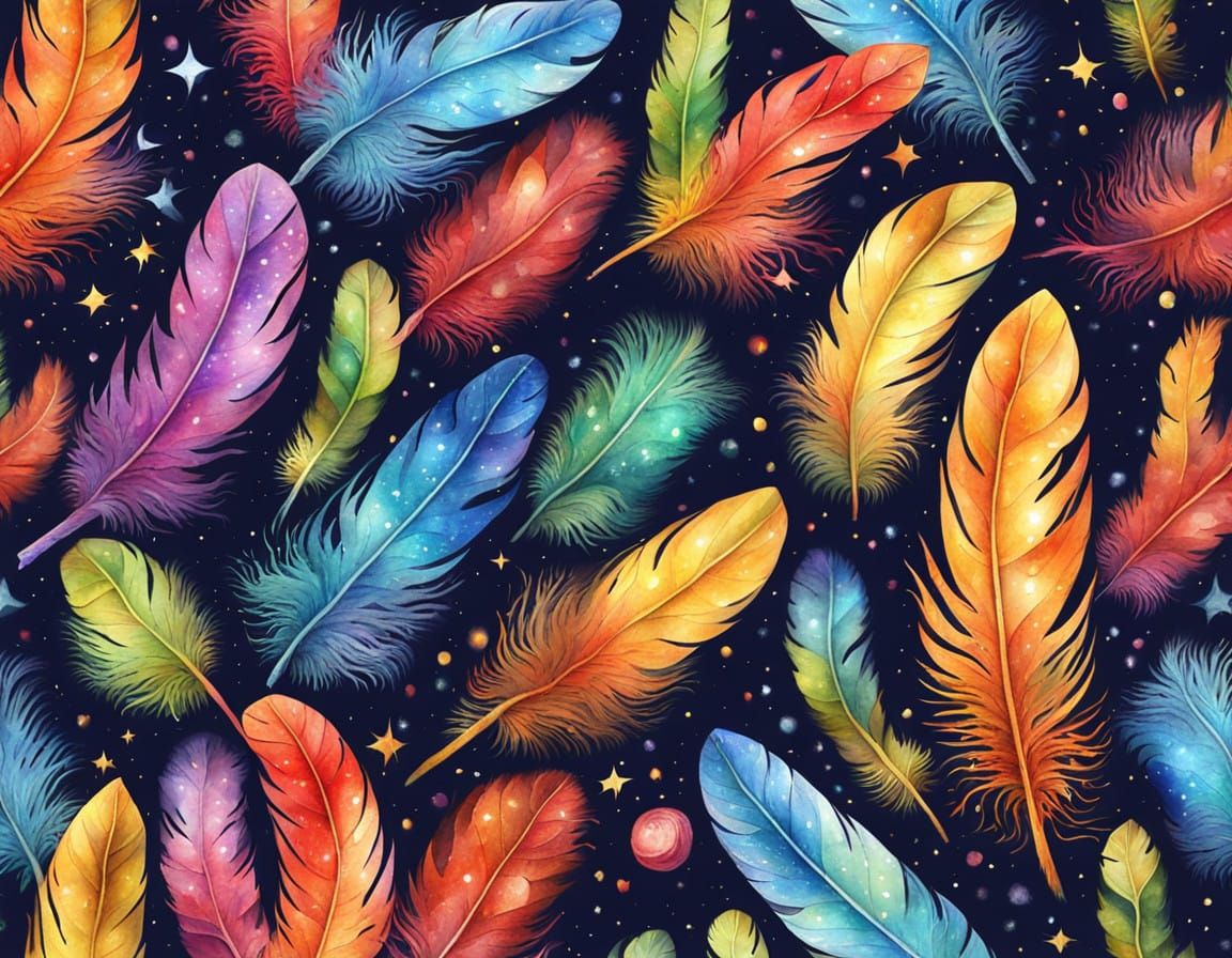 Cubist Carnival Spectacle with Alien and Duckling