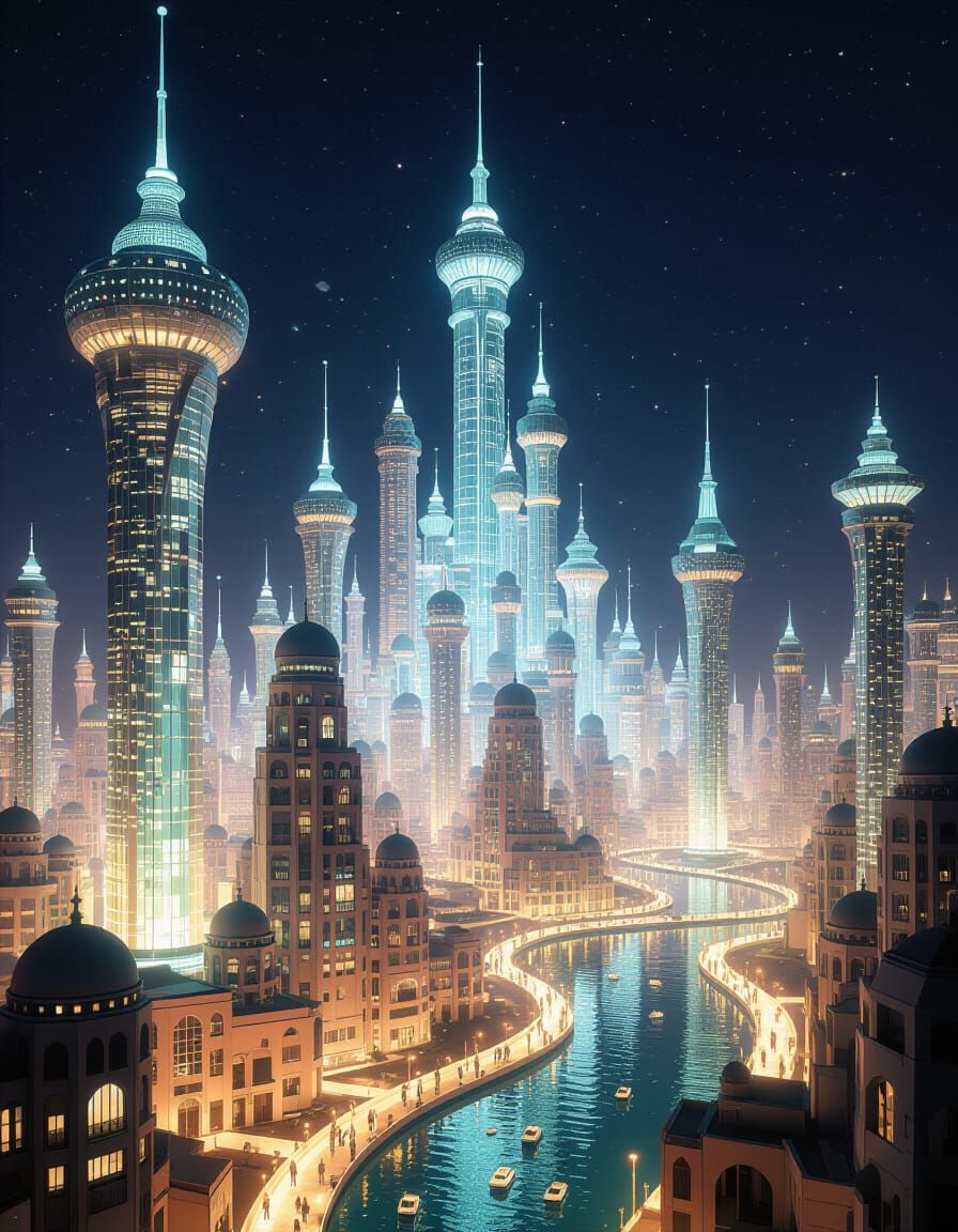 Very-Large-Scale Series of Luminomosfet Neuromorphic Architextual Structures with Mostly Happy People