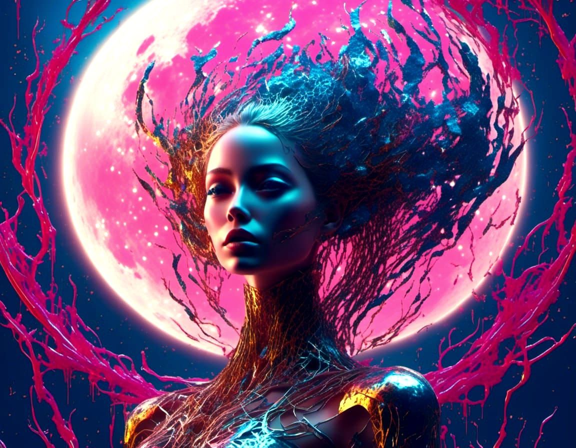 Whispers of the Pink Moon: A Dance Between Dreams and Destin...