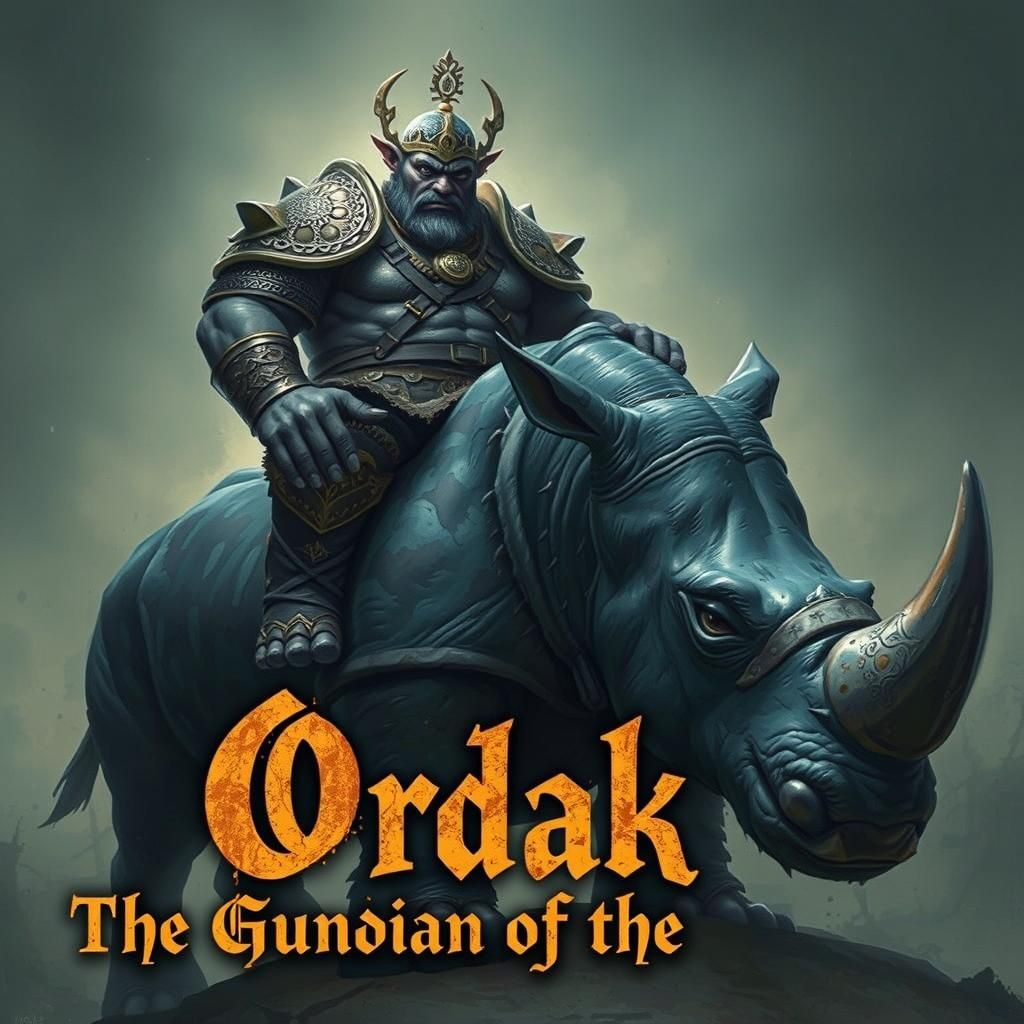 Ogre Guardian on Cerulean Rhinoceros