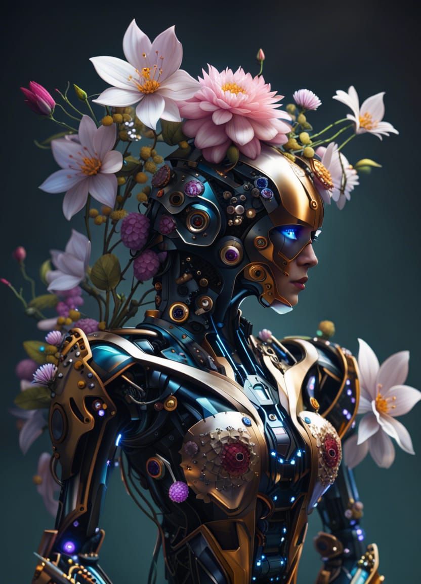 biomechanical flowers