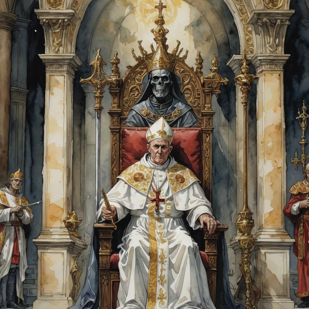 Pope Sylvester II and the legend of his demon talking head