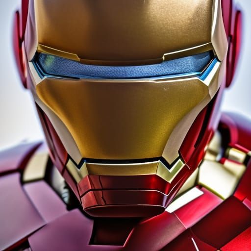 Captain Iron Man: Professional Photography with Bokeh