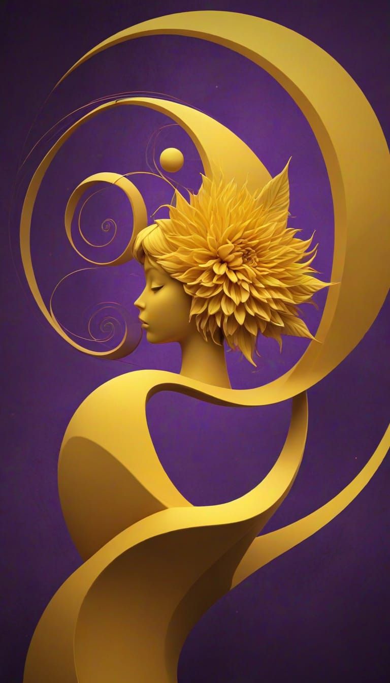 Golden Harmony in a Mystical Realm