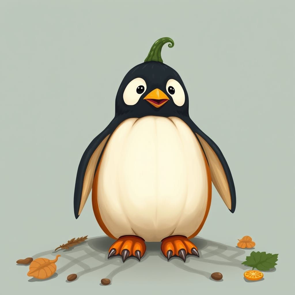Pumpkin Penguin Hybrid