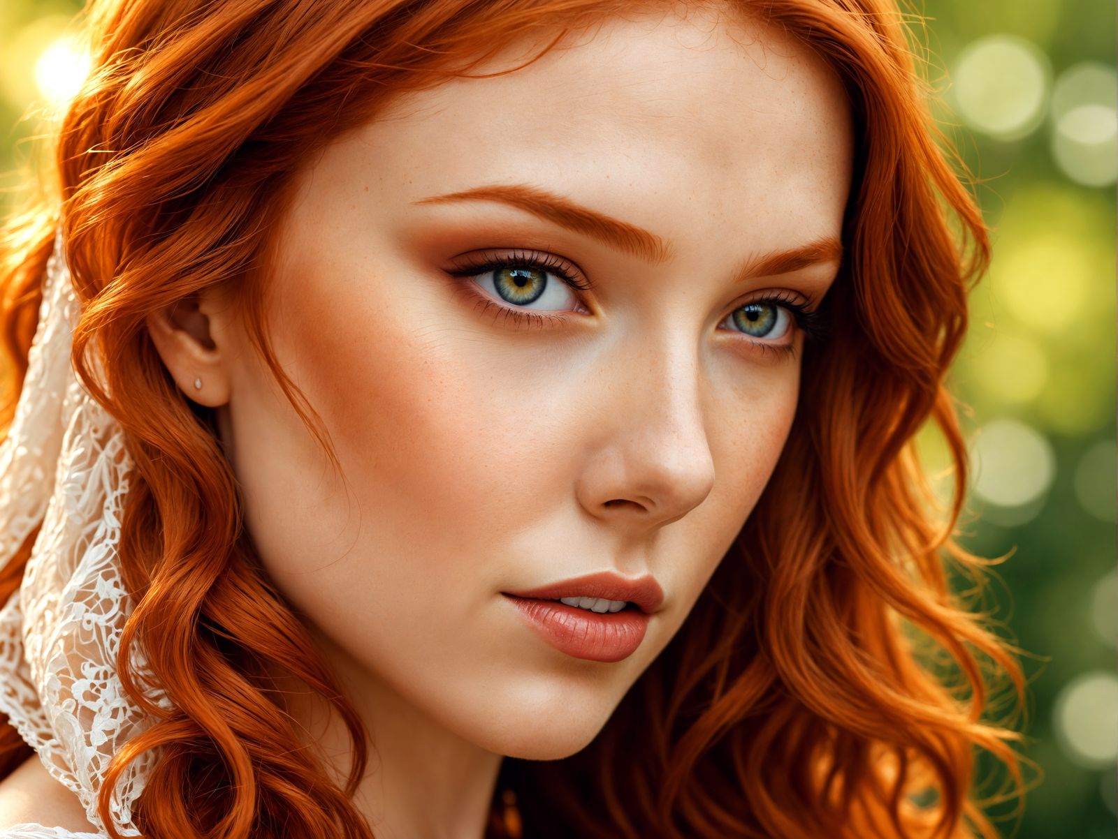 Beautiful Redhead Portrait