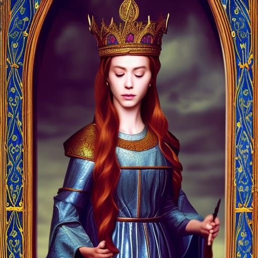 Epic Digital Painting of Eleanor of Aquitaine