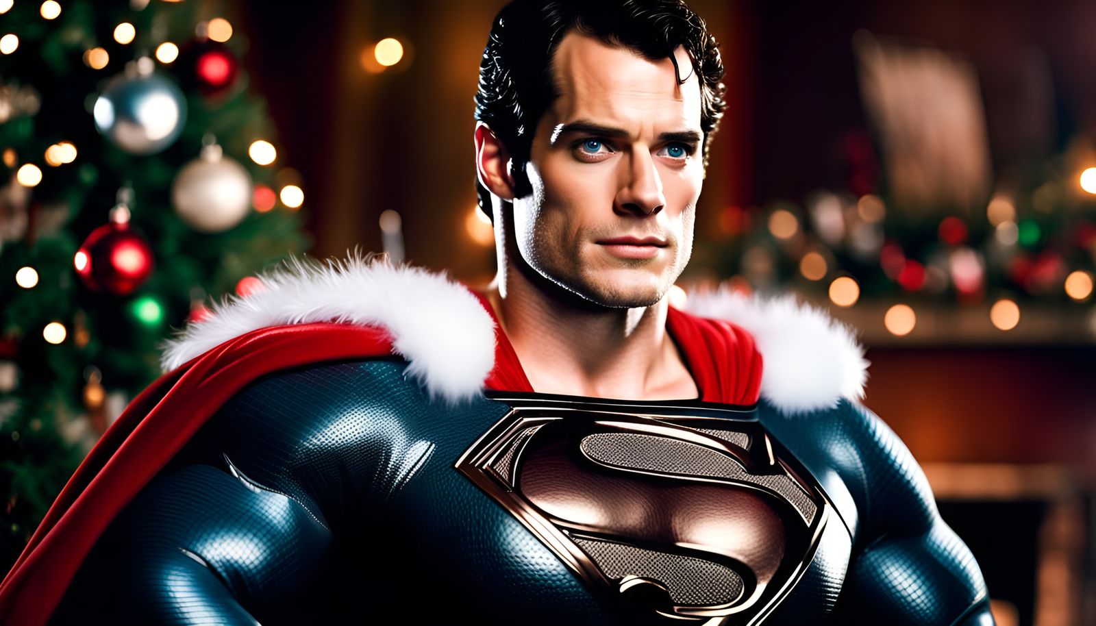 Henry Cavill as Superman Santa Claus