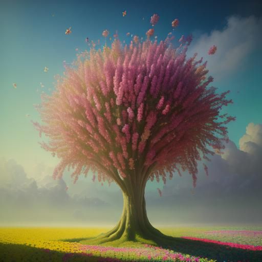 Whimsical Musicians in a Colorful Dreamscape