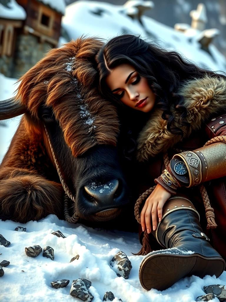 Savagely Beautiful Barbarian Warrior Ignites Fantasy