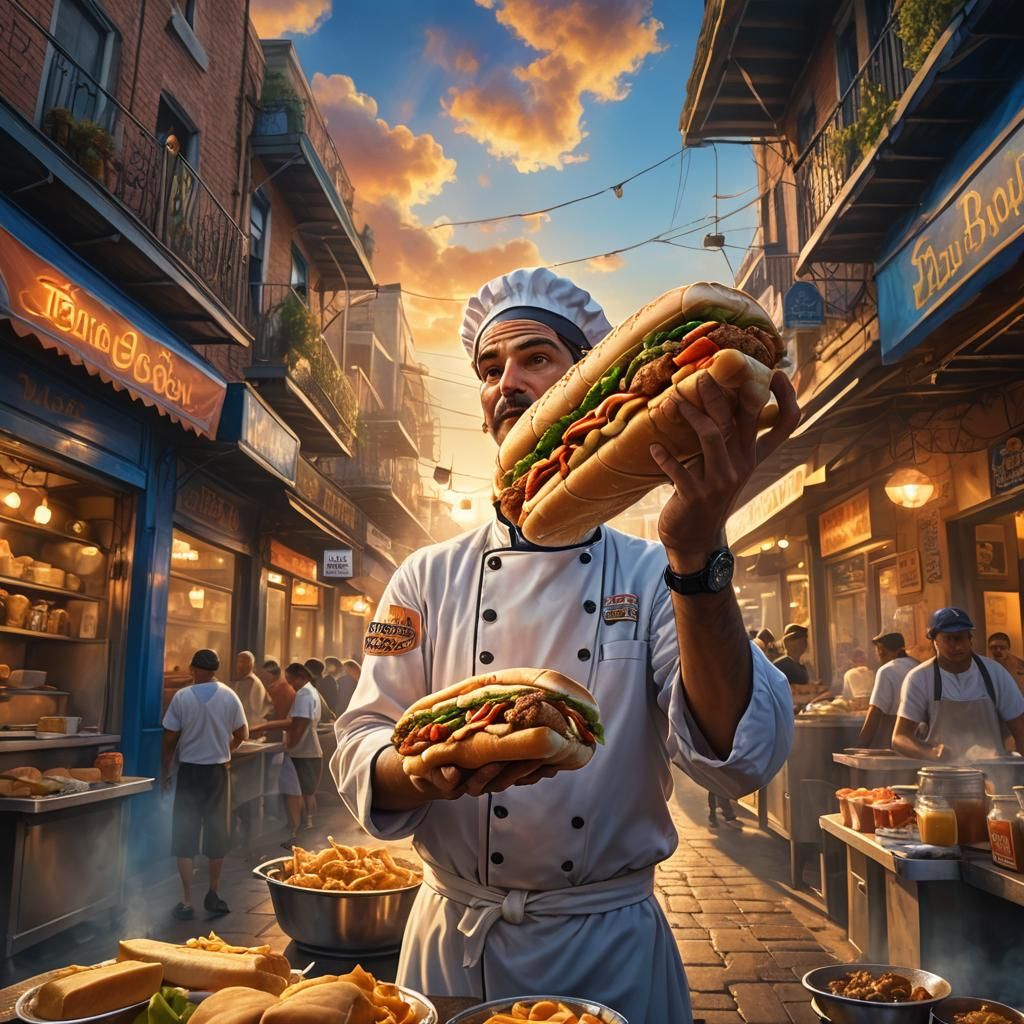 Italian Chef's Mystical New Orleans Sandwich