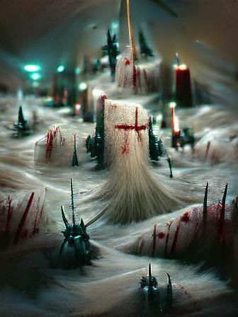 Sinister Landscape Inspired by Dark Fantasy Art