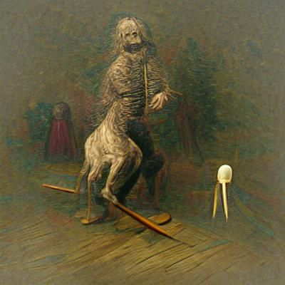Blind Man's Dark Ride on Toy Horse