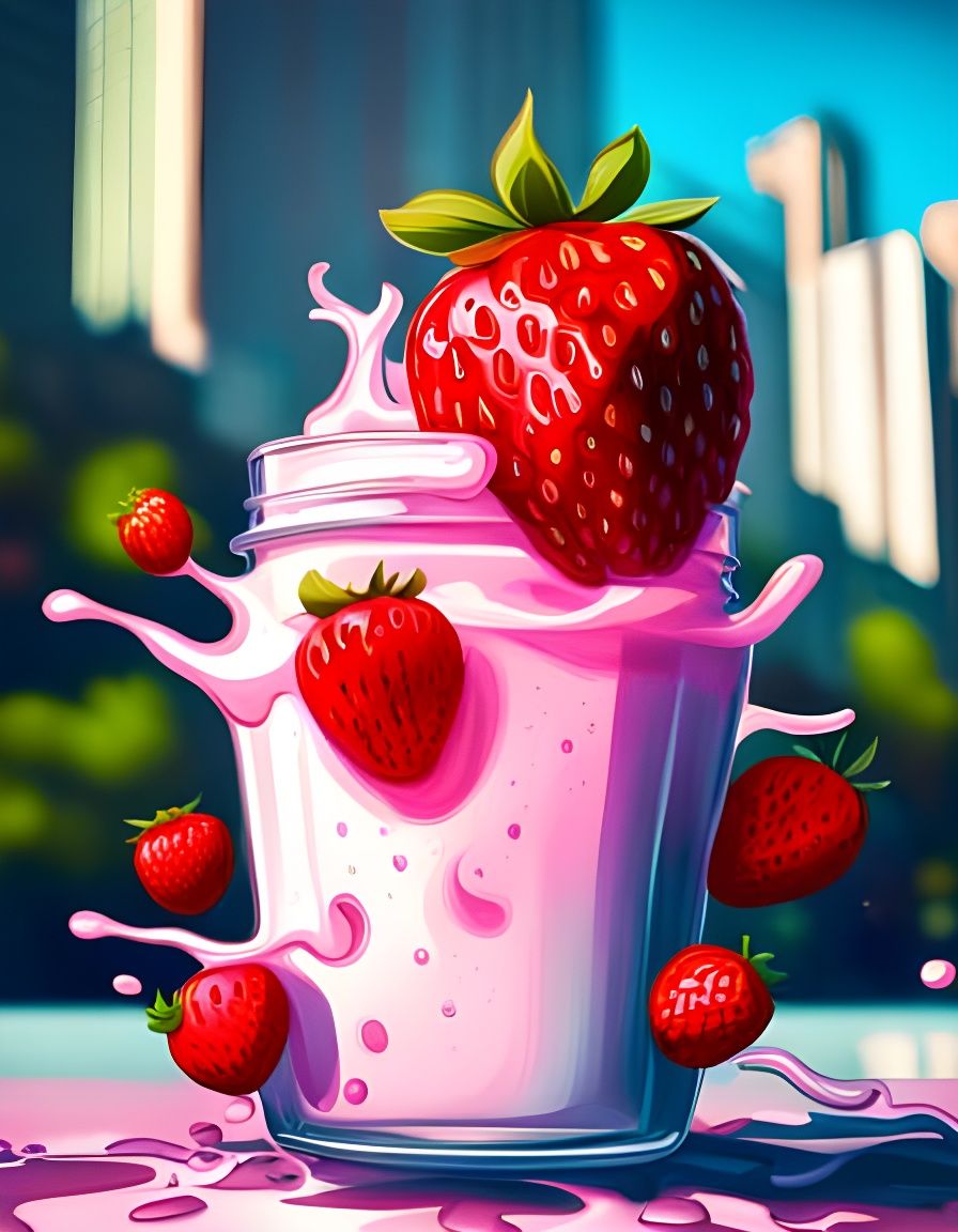 Strawberry Milk 🍓 🥛