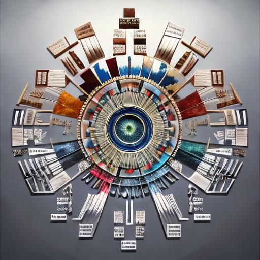 Psychedelic Alphabets and Runes in Surreal 3D