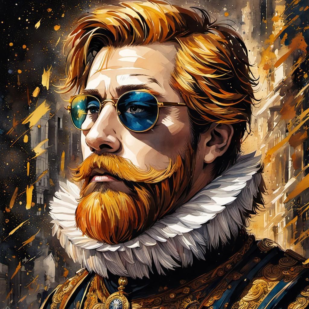 Luís Vaz de Camões with Sunglasses