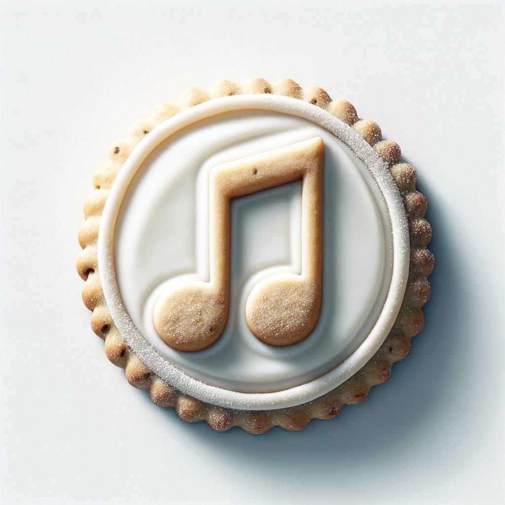 Musical Pause Cookie with Sugar Frosting