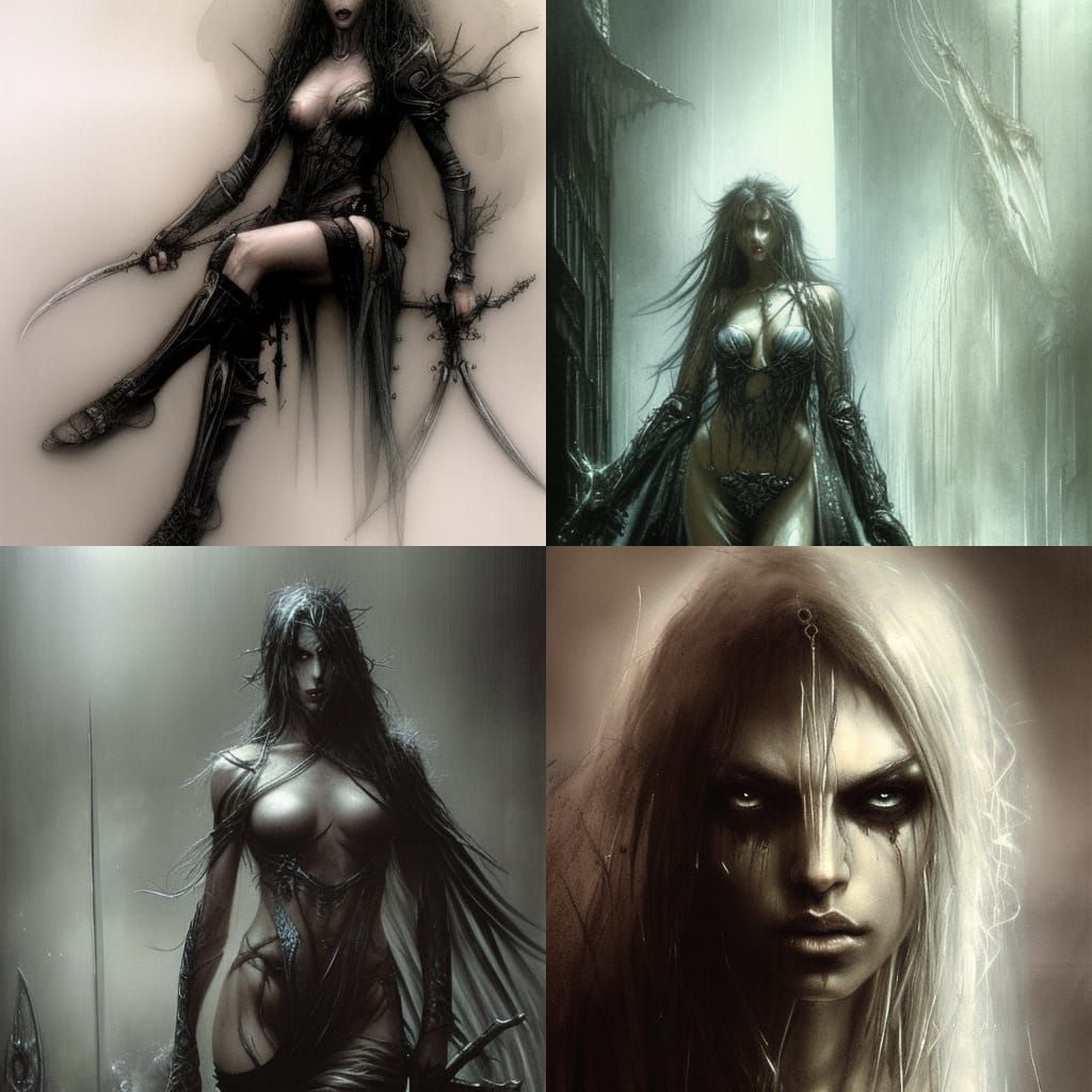 Sinister Dark Fantasy Character by Rutkowski