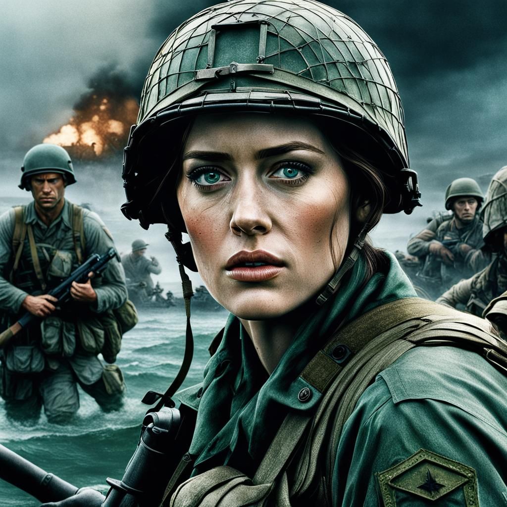 Hyperrealistic Portrait Poster with Expressive Eyes