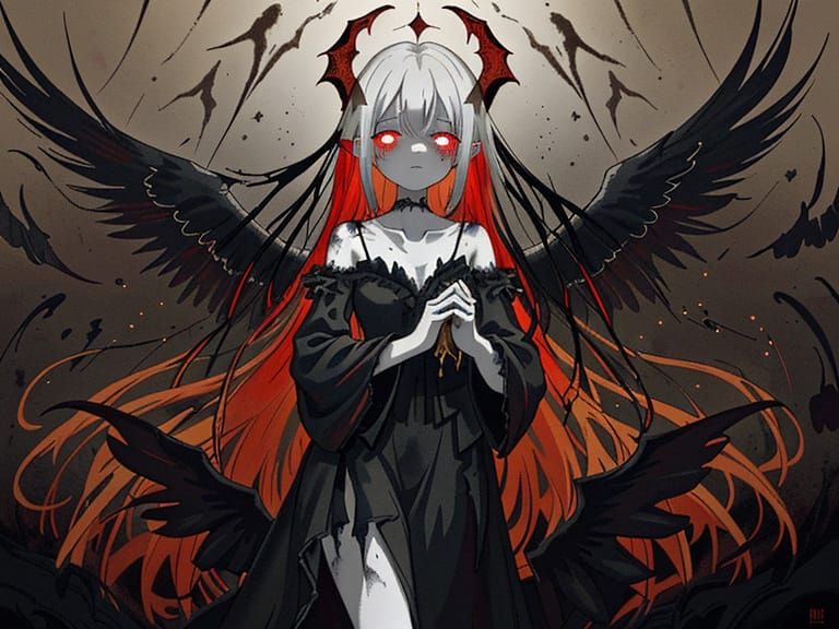 Haunting Maiden in German Expressionist Nightmare