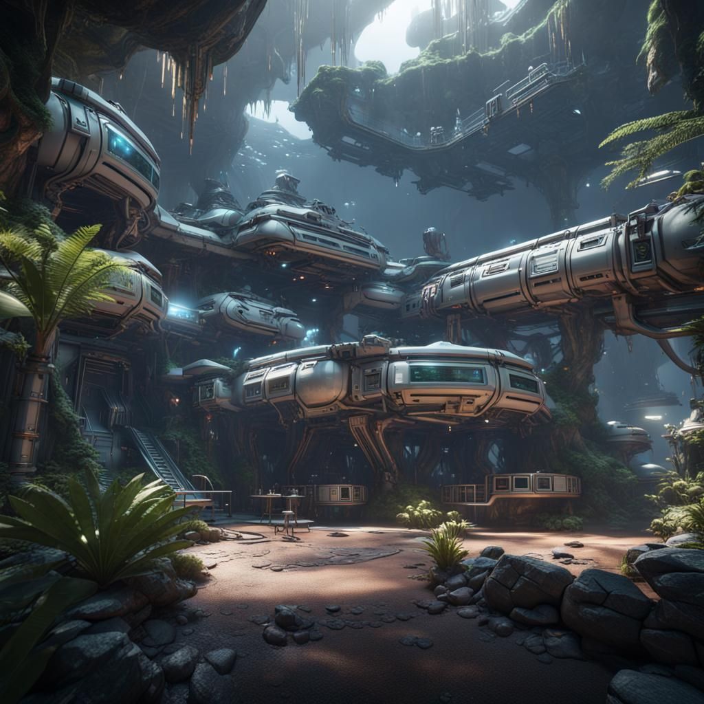 Research station on Pandora (Avatar)