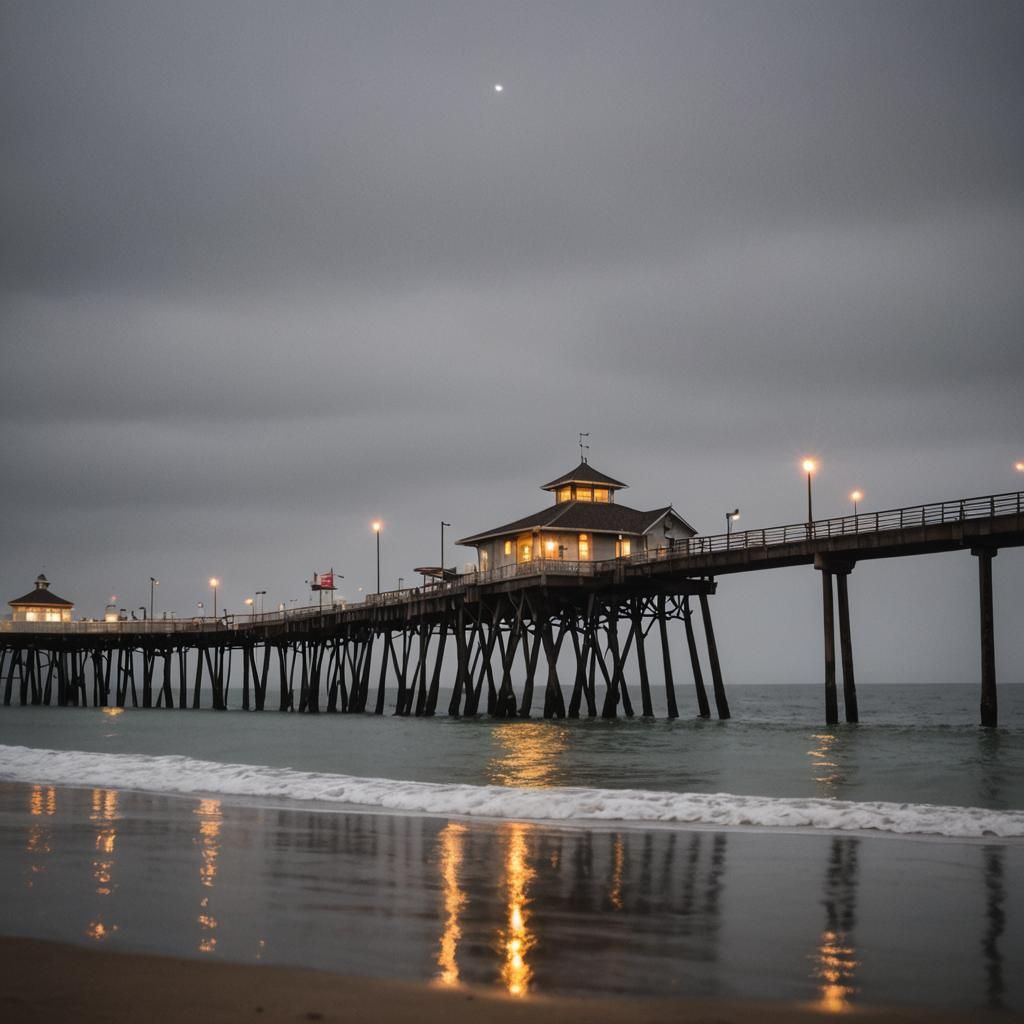 Malibu Pier at Night: Professional Photography