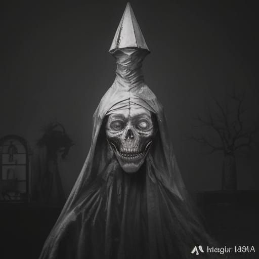 Eldritch Horror Silhouette Emerges from Closet Shadows