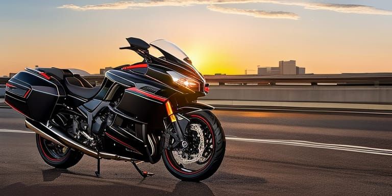 Future Kawasaki Concours C14 GTR Motorcycle.