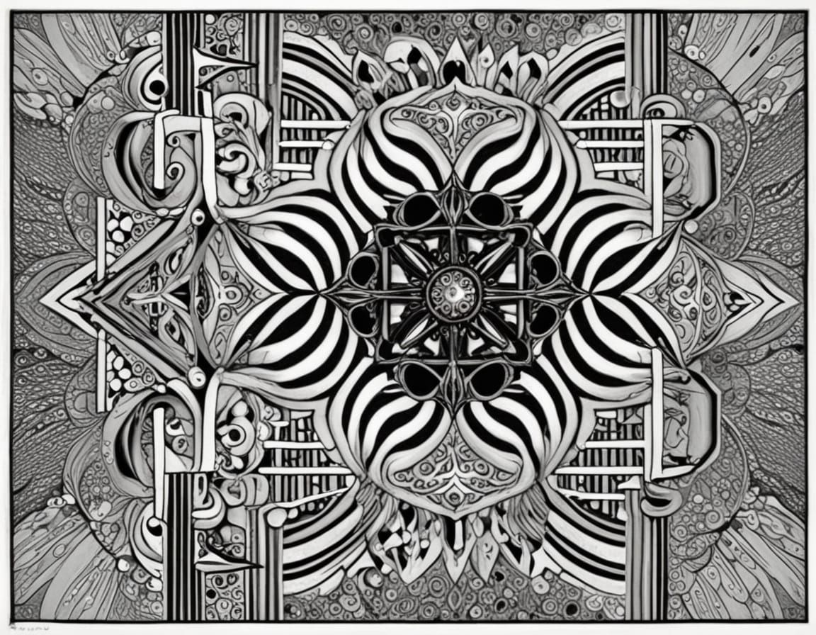 Surreal Goddess of Nature's Harmony in Cosmic Balance