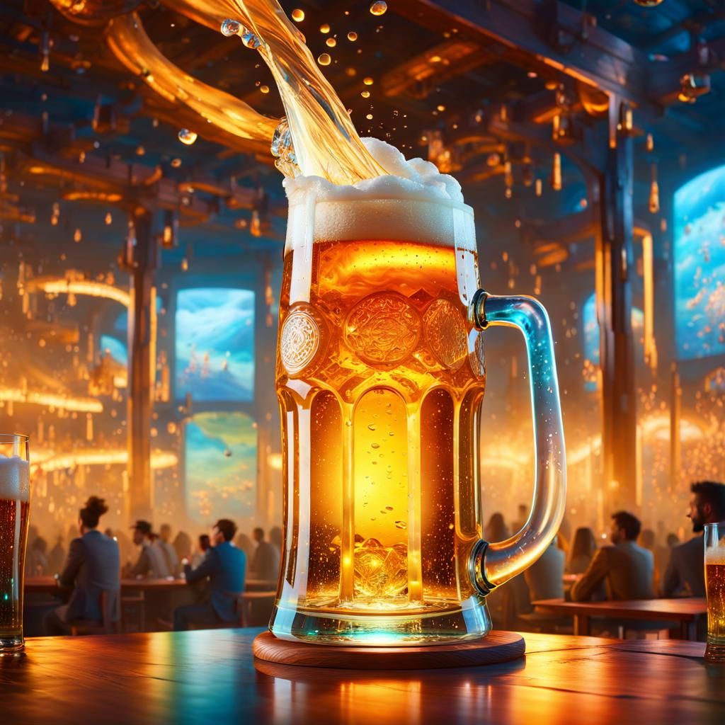 A Giant Glass Of Beer