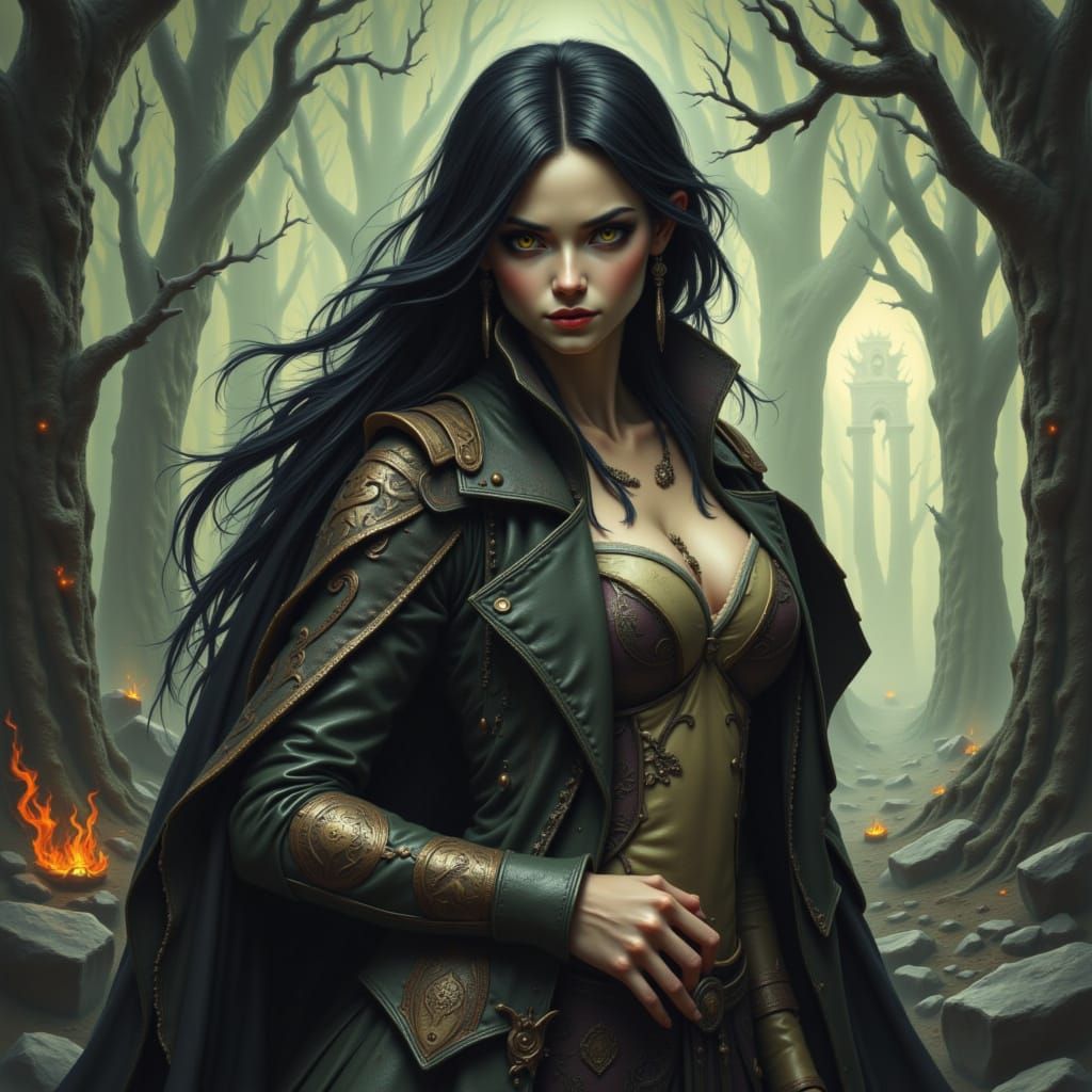 Man with Luminous Wings